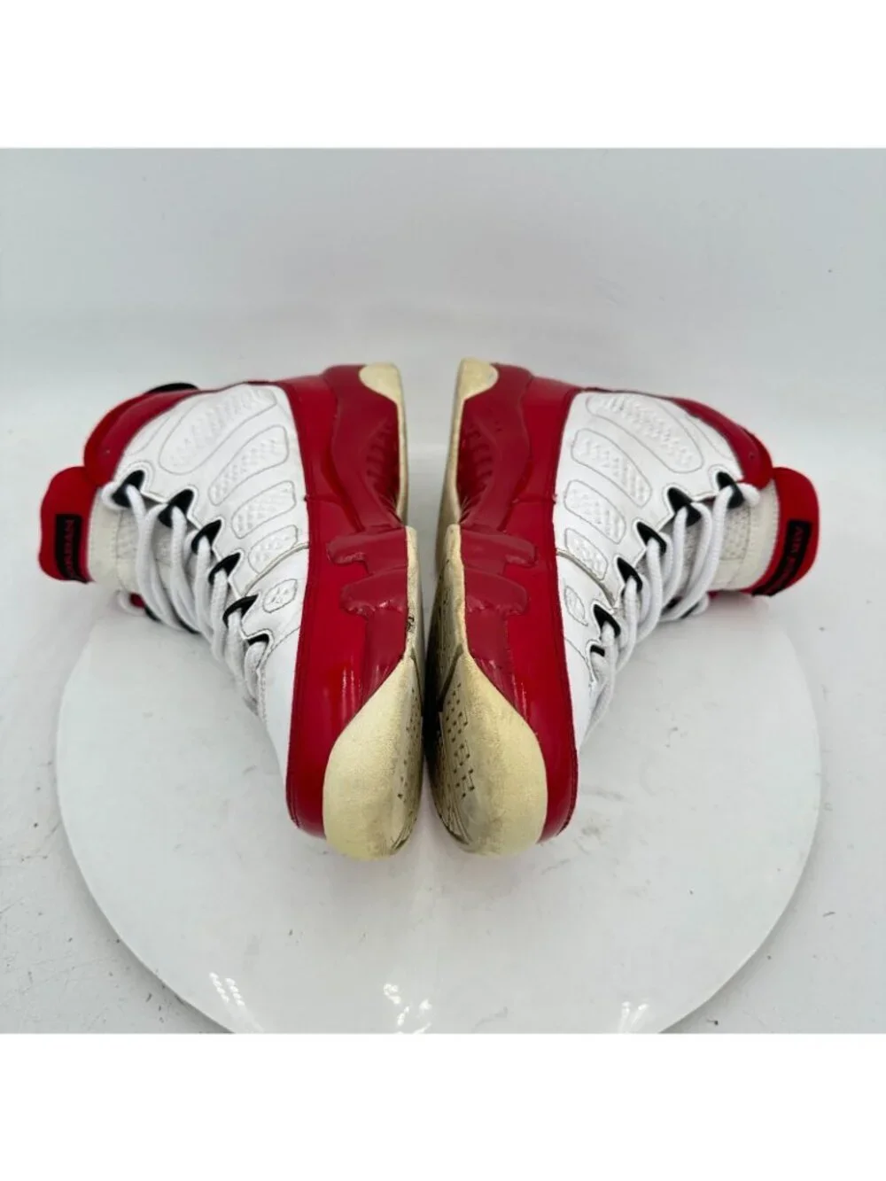 Nike Air Jordan 9 Youth Size 6Y Women 7.5 302359-160 White Black Gym Red Shoes